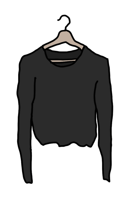 Cropped Ribbed Sweater - Babaton